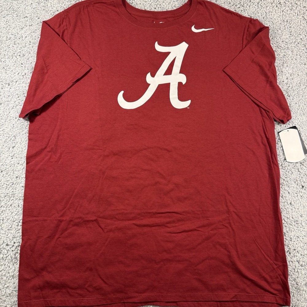 Nike University of Alabama Crimson Tide T-Shirt Men's New NCAA Roll Tide XXL